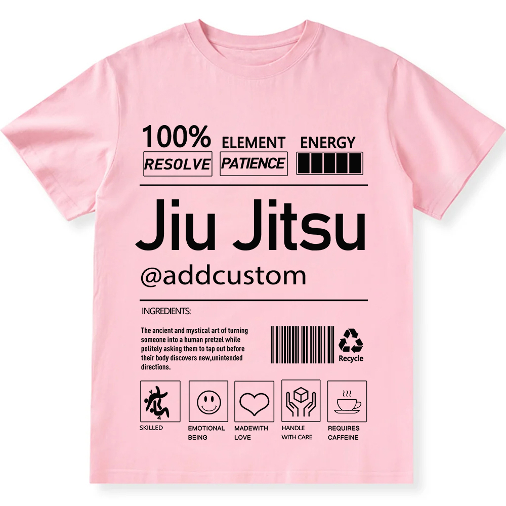 Jiu jitsu Customized Unisex Fit Cotton T-Shirt wearishow