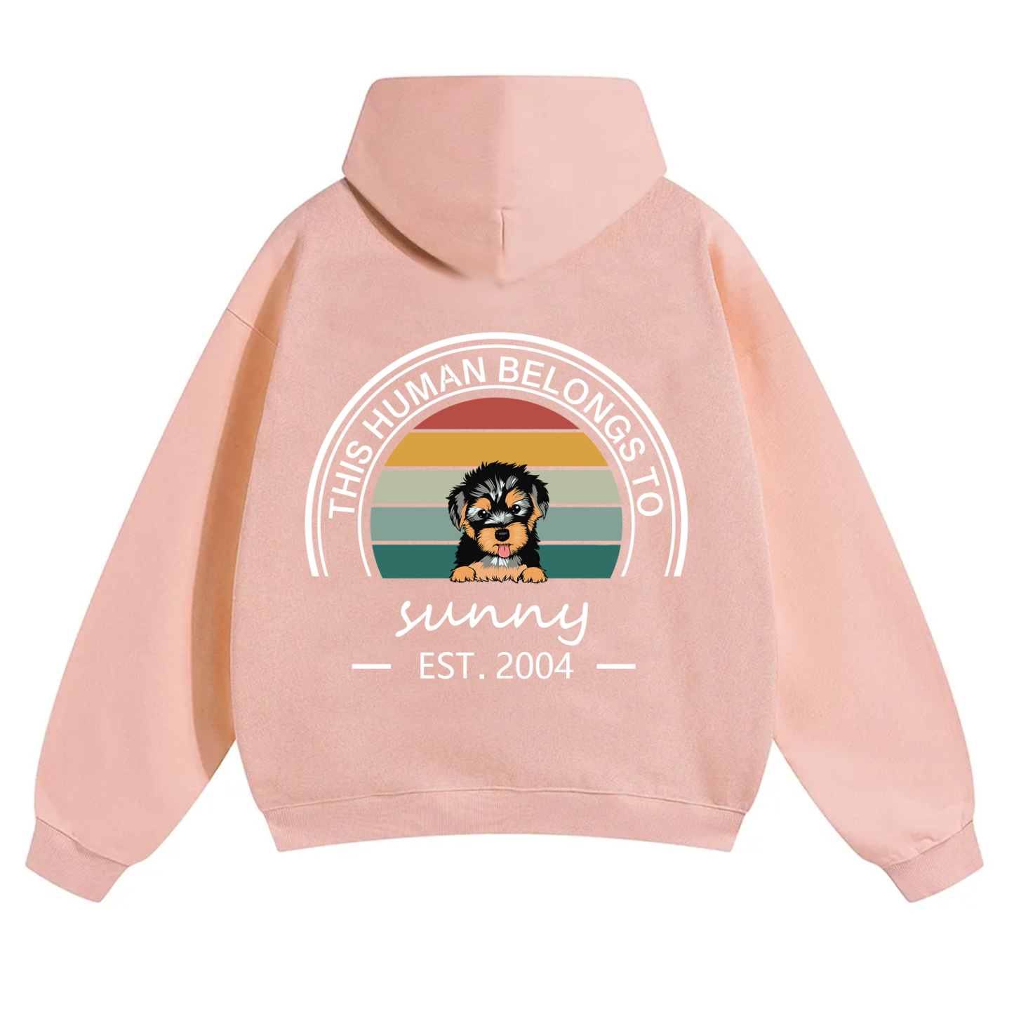 This Human Belongs To 3 - Personalized Custom Unisex Hoodie