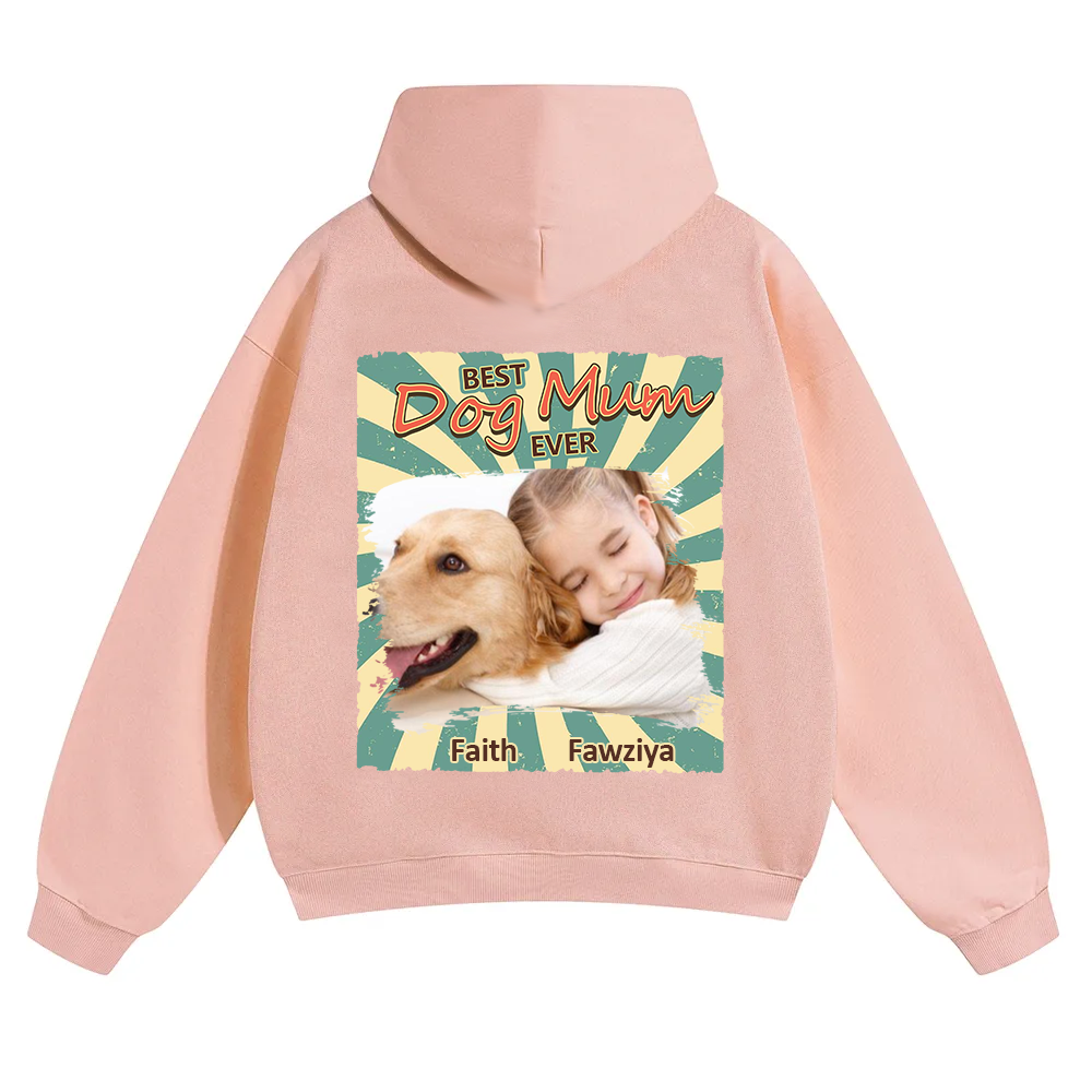Retro Funny Dog Shirt Photo - Personalized Custom Unisex Soild Color Hoodies wearishow
