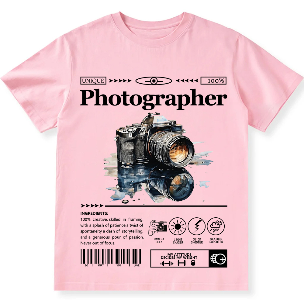 Photographer Unisex Fit Cotton T-Shirt wearishow