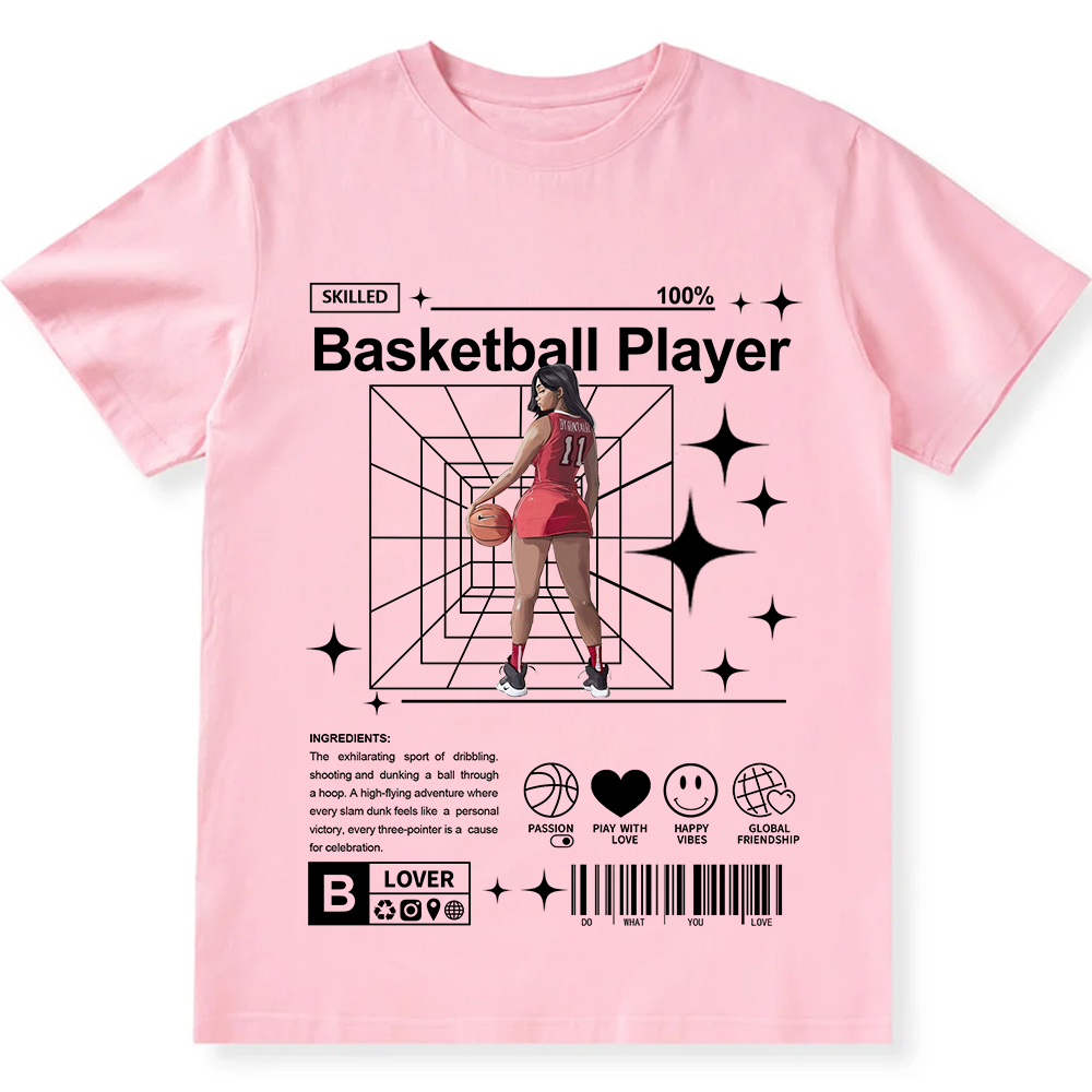 Basketball Player Unisex Fit Cotton T-Shirt wearishow