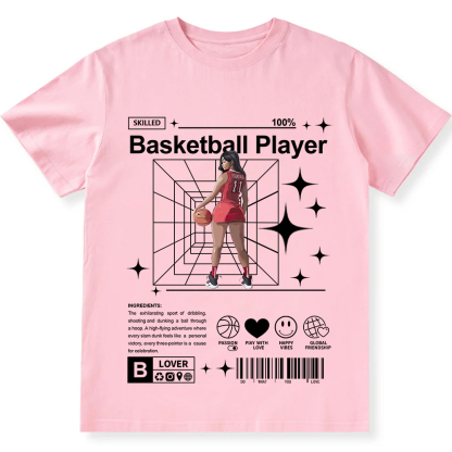 Basketball Player Unisex Fit Cotton T-Shirt wearishow