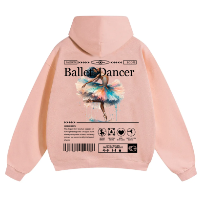 Ballet Dancer Unisex Solid Color Hoodie wearishow