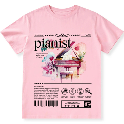 Pianist Unisex Fit Cotton T-Shirt wearishow