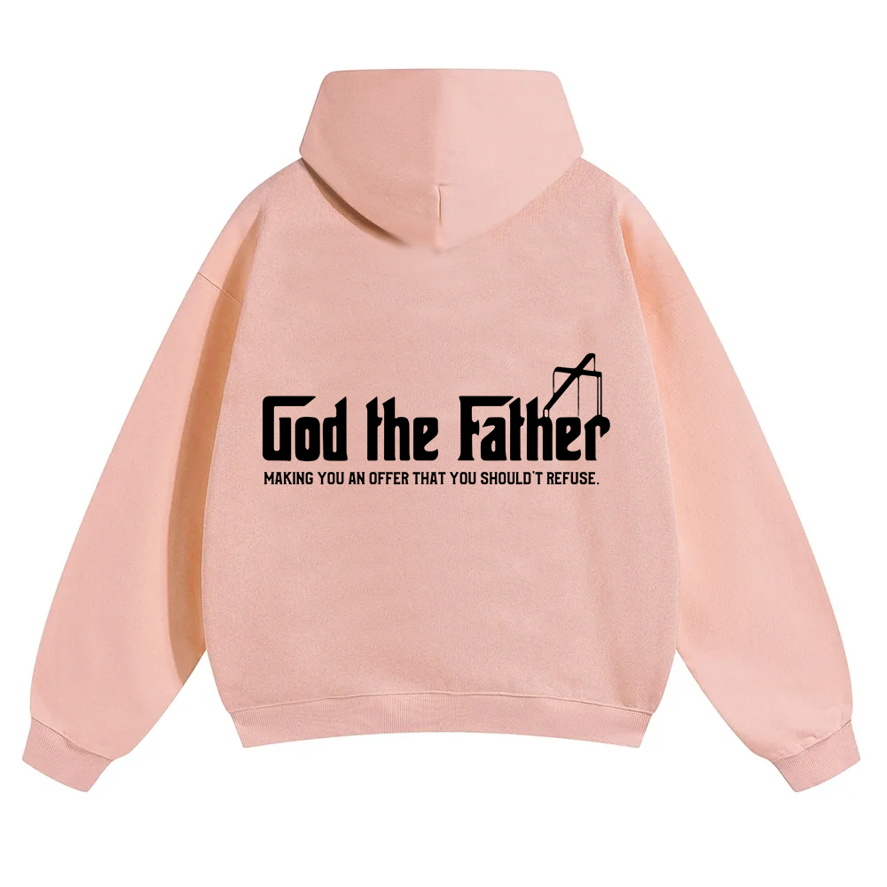 God The Father Christian Unisex Solid Color Hoodie wearishow