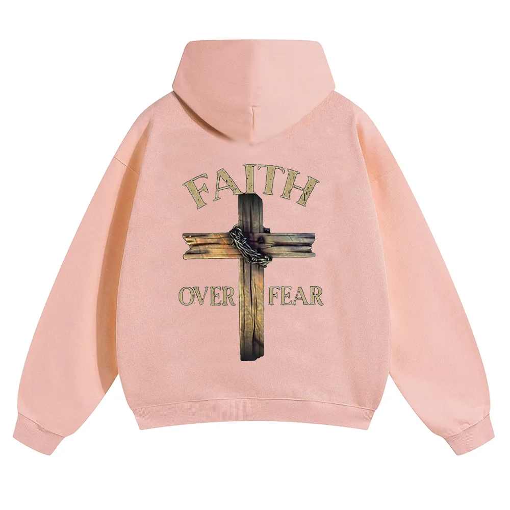 Christianity Unisex Solid Color Hoodie wearishow