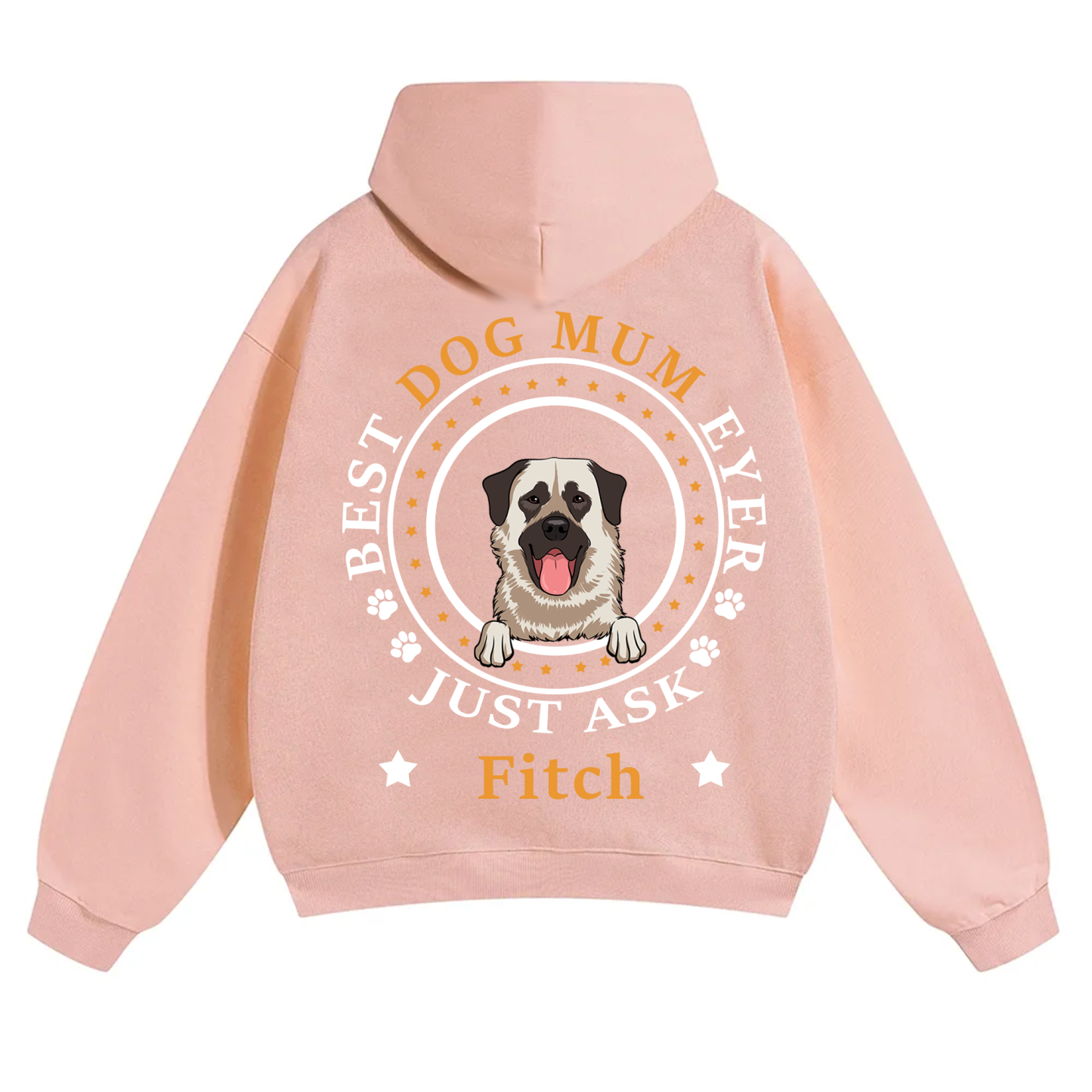 Best Dog Dad/Dog Mum Circle - Personalized Custom Unisex Hoodie