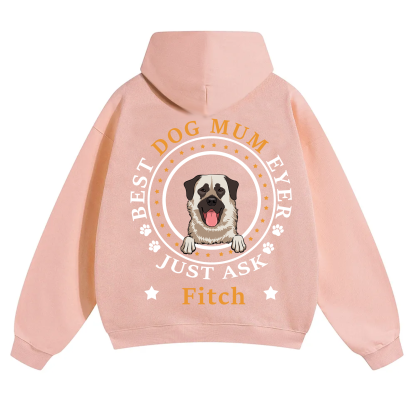 Best Dog Dad/Dog Mum Circle - Personalized Custom Unisex Hoodie