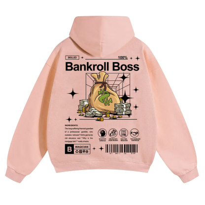 Bankroll Boss Unisex Solid Color Hoodie wearishow