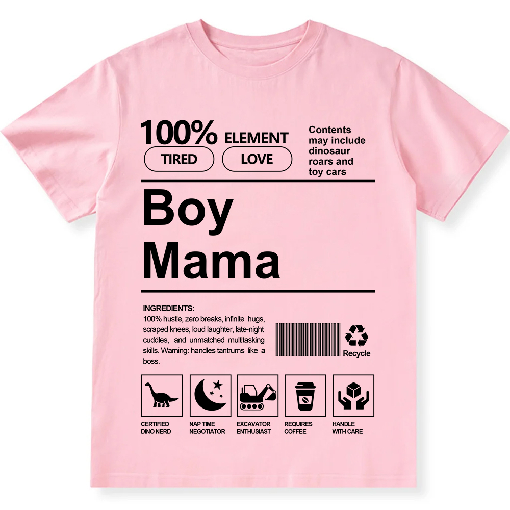 Boy Mama Unisex Fit Cotton T-Shirt wearishow