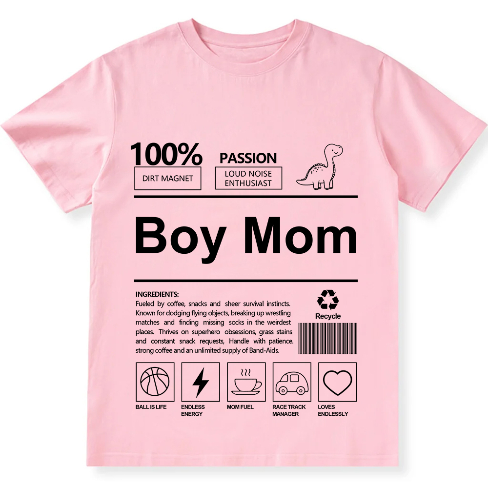 Boy Mom Unisex Fit Cotton T-Shirt wearishow