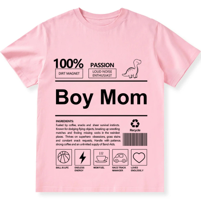 Boy Mom Unisex Fit Cotton T-Shirt wearishow