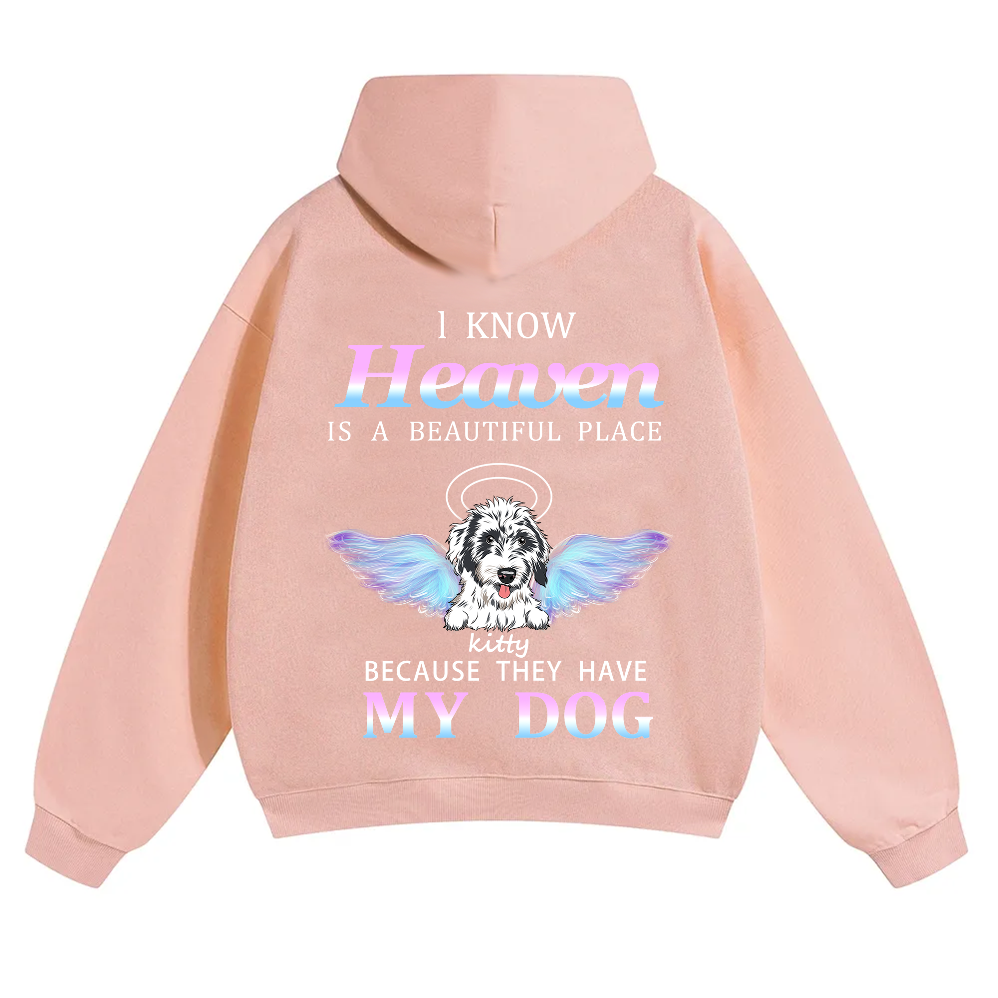 Heaven Is A Beautiful Place - Personalized Custom Unisex Hoodie