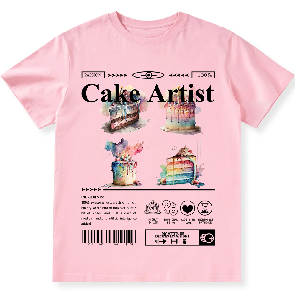 Cake Artist  Unisex Fit Cotton T-Shirt wearishow