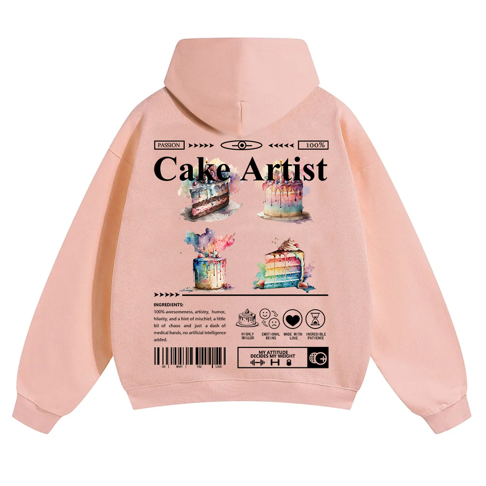 Cake Artist  Unisex Solid Color Hoodie wearishow