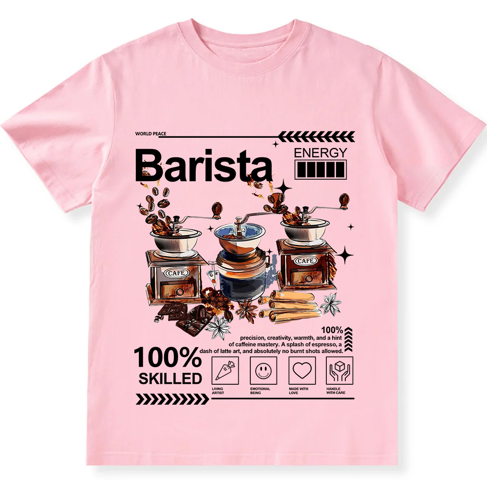 Barista  Unisex Fit Cotton T-Shirt wearishow