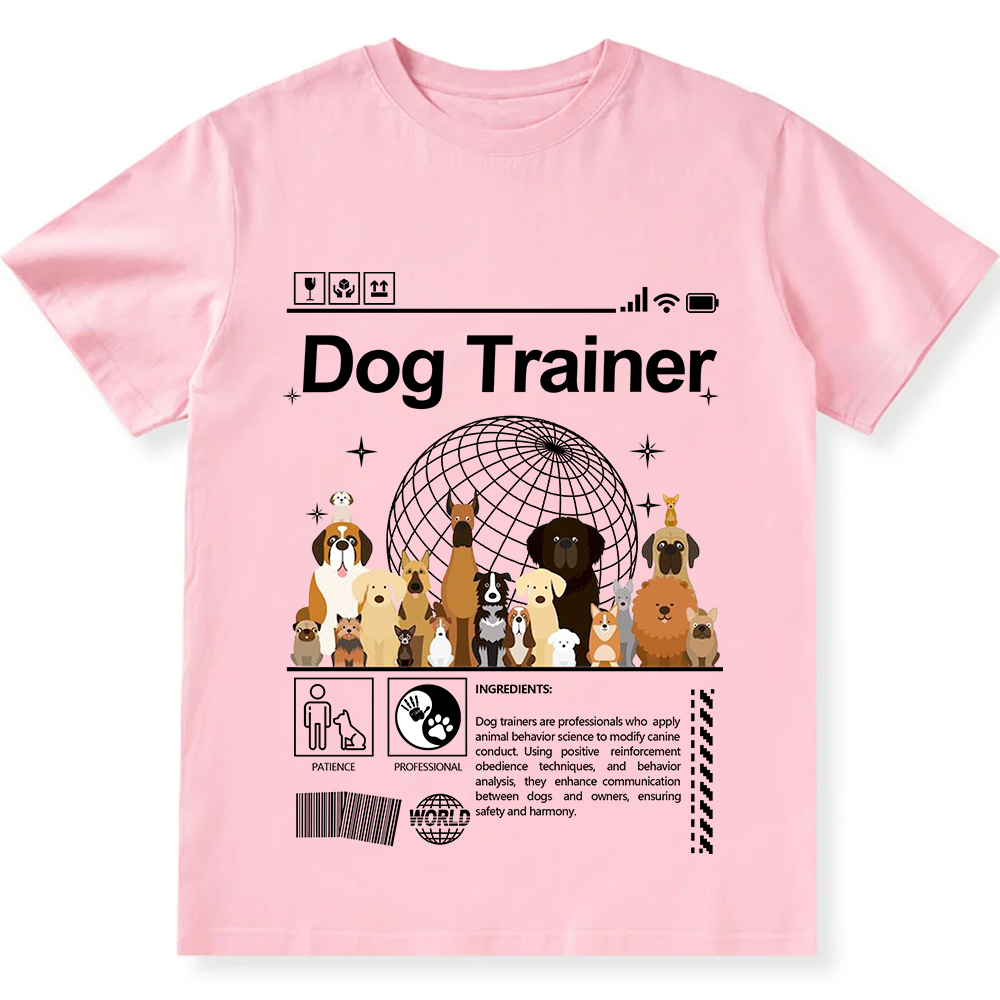 Dog Trainer Unisex Fit Cotton T-Shirt wearishow