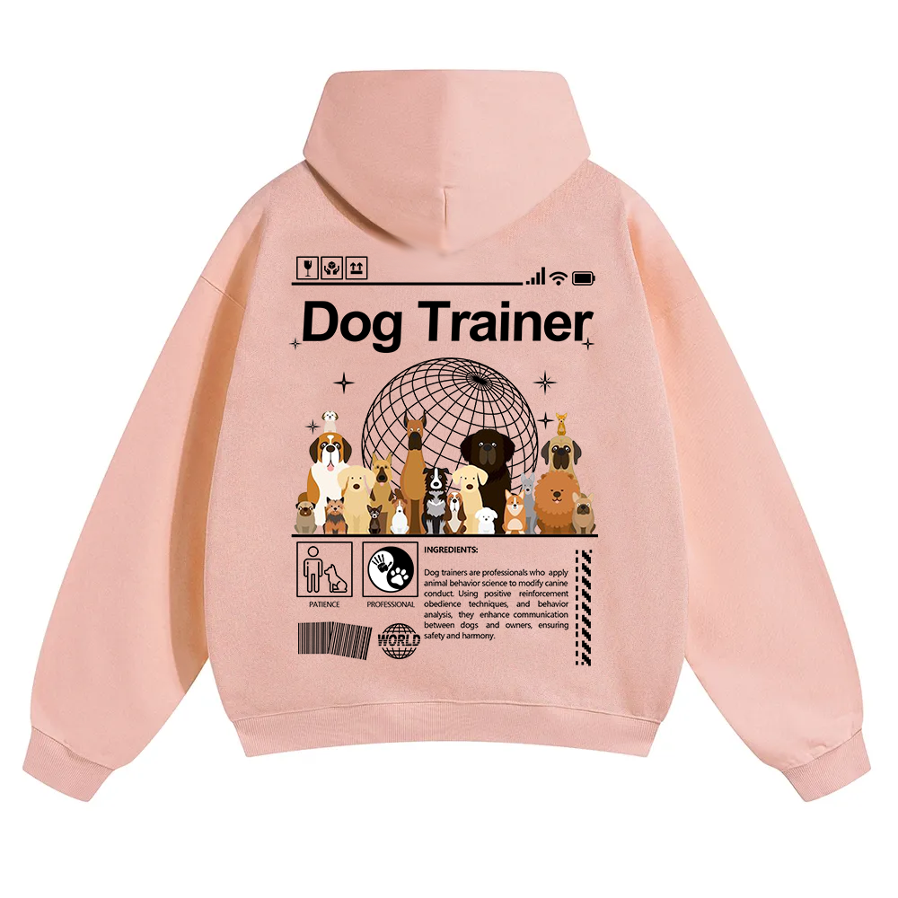 Dog Trainer Unisex Solid Color Hoodie wearishow