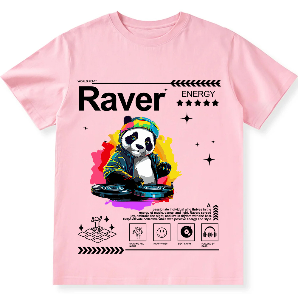 Raver Unisex Fit Cotton T-Shirt wearishow