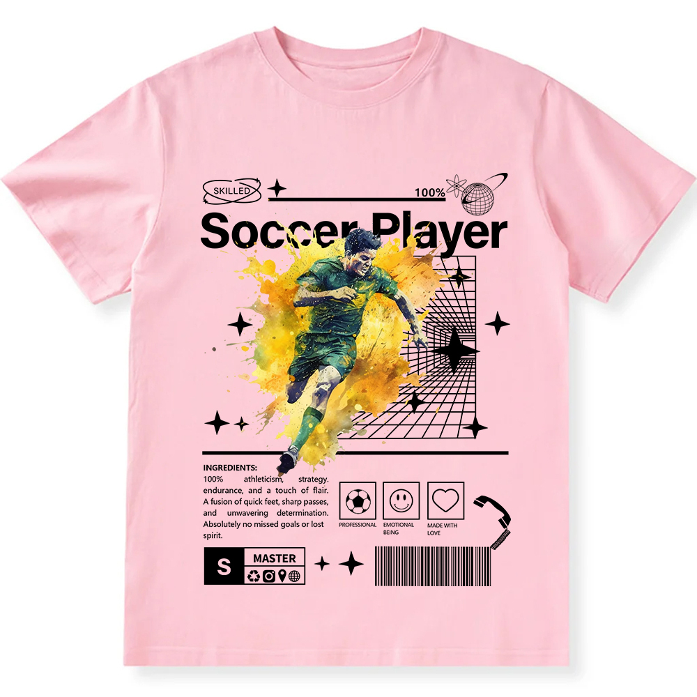 Soccer Player Unisex Fit Cotton T-Shirt wearishow