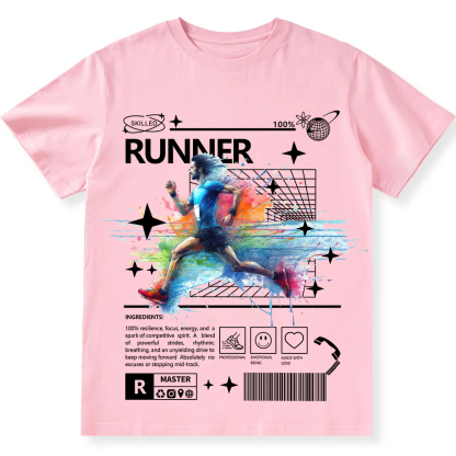 Runner Unisex Fit Cotton T-Shirt wearishow