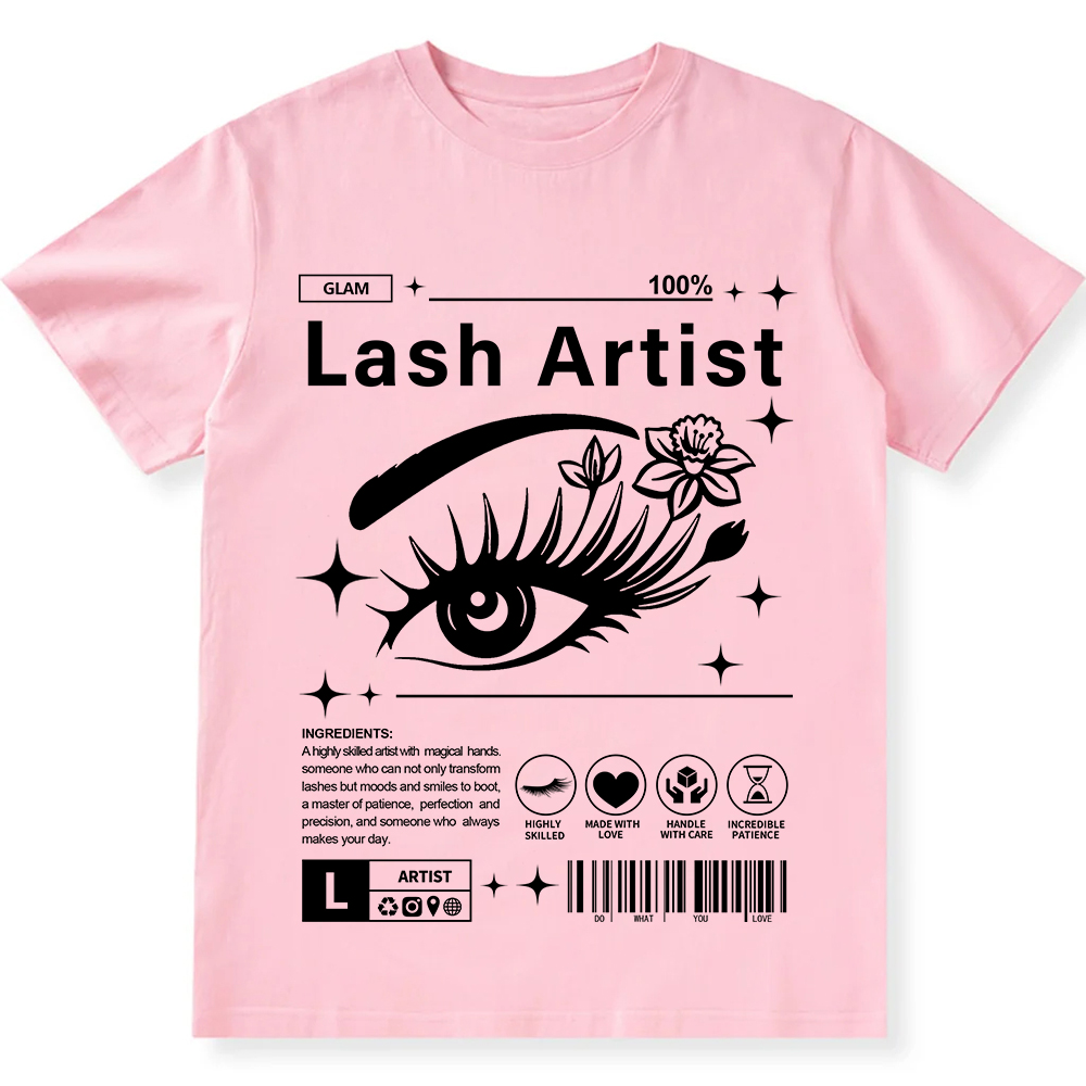 Lash Artist Unisex Fit Cotton T-Shirt wearishow