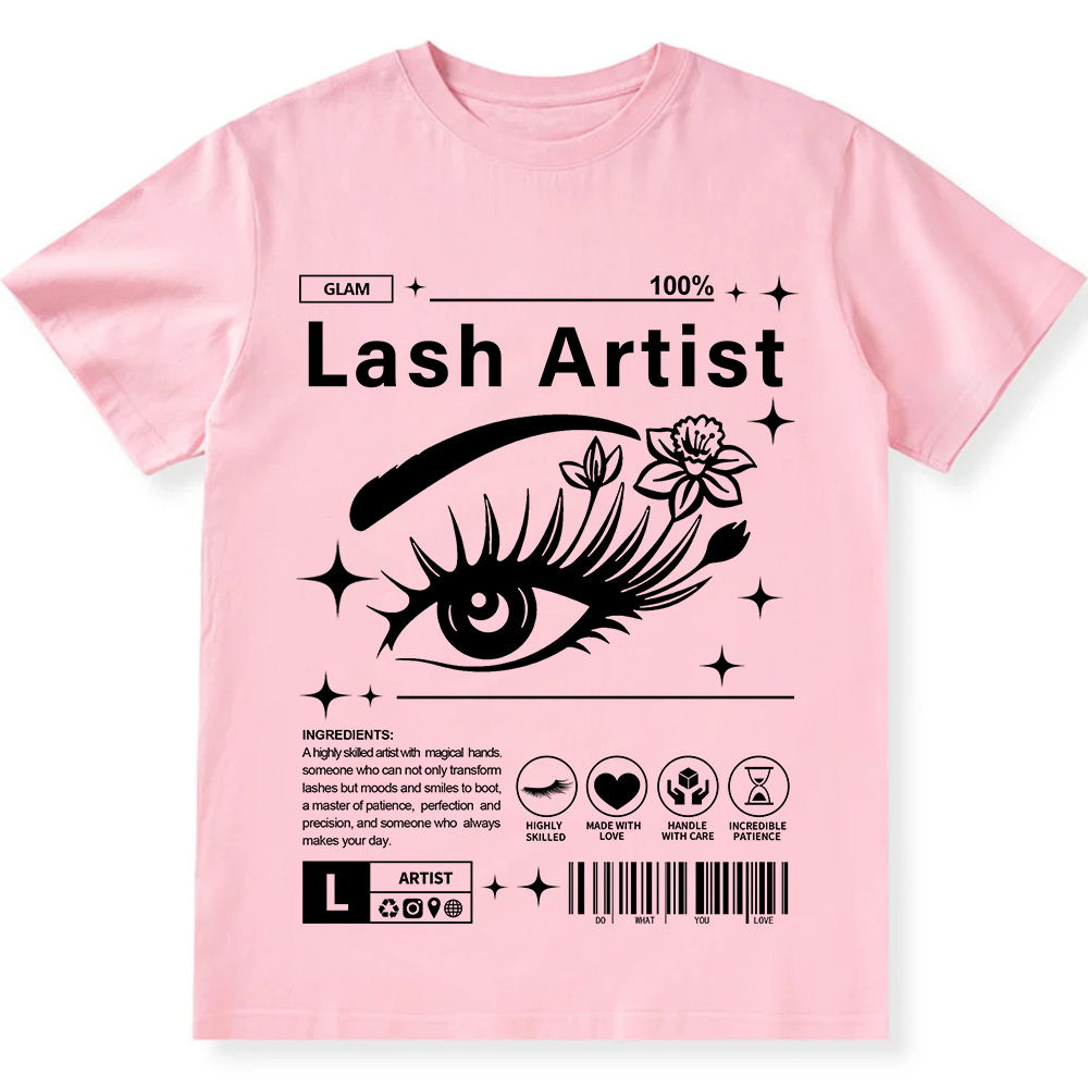 Lash Artist Unisex Fit Cotton T-Shirt wearishow
