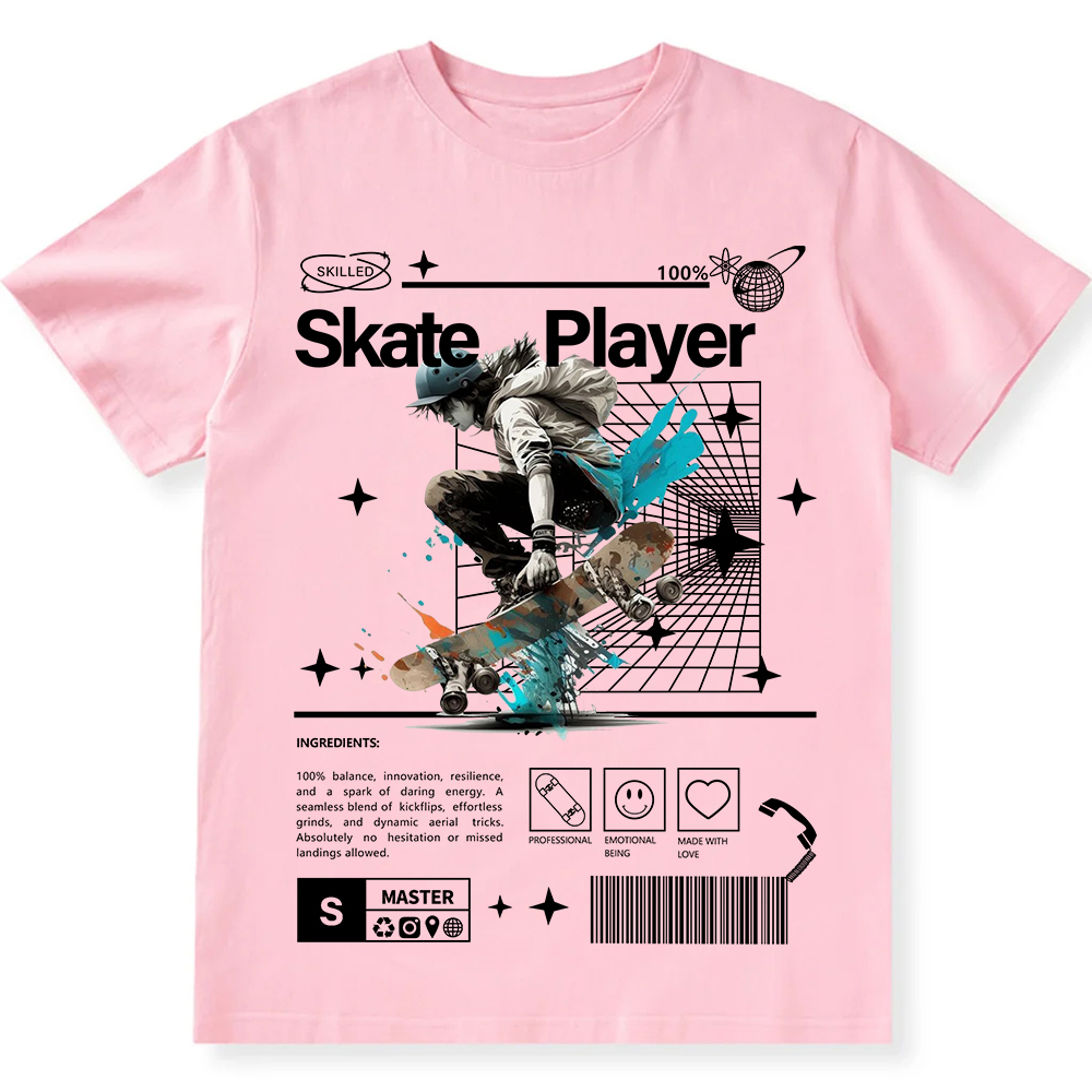 Skate Player Unisex Fit Cotton T-Shirt wearishow