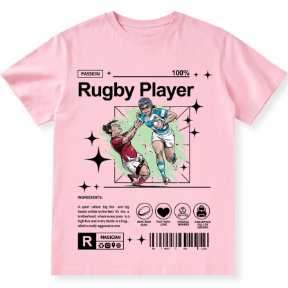 Rugby Player Unisex Fit Cotton T-Shirt wearishow