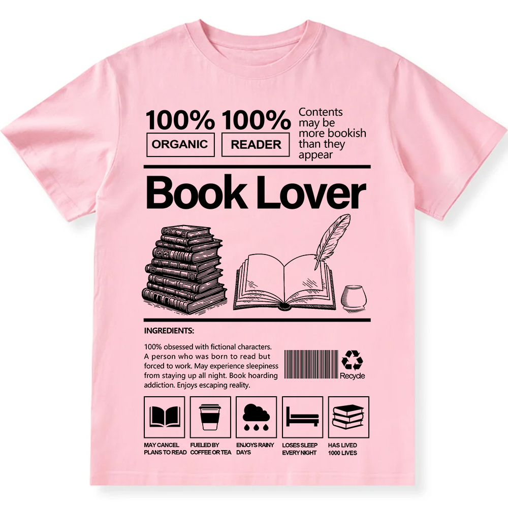 Book Lover Unisex Fit Cotton T-Shirt wearishow