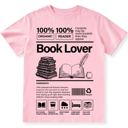 Book Lover Unisex Fit Cotton T-Shirt wearishow