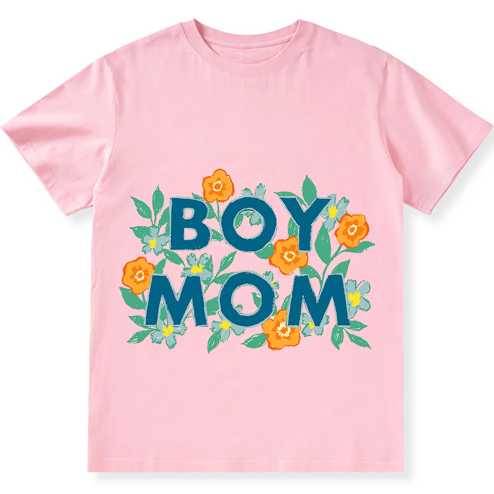 Boy Mom Unisex Fit Cotton T-Shirt wearishow
