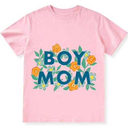 Boy Mom Unisex Fit Cotton T-Shirt wearishow