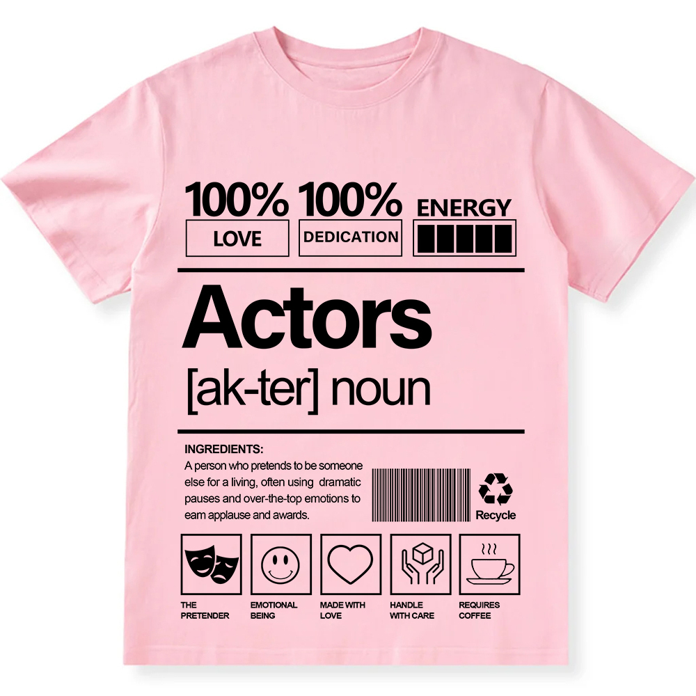 Actors Unisex Fit Cotton T-Shirt wearishow