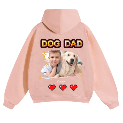 Dog Mom Pixel Photo - Personalized Custom Unisex Hoodie