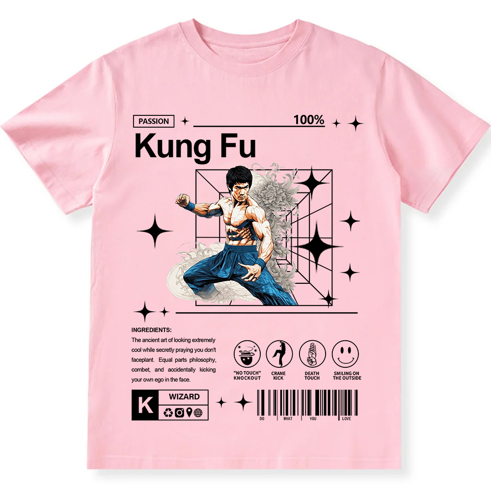 Kung Fu Unisex Fit Cotton T-Shirt wearishow
