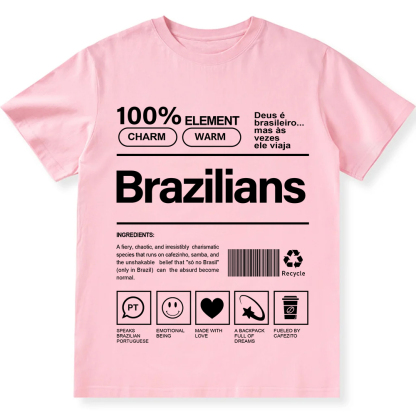 Brazilians Unisex Fit  Cotton T-Shirt wearishow