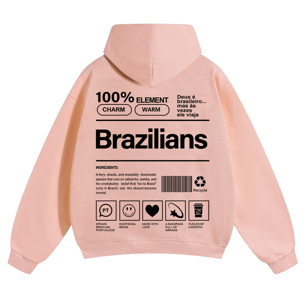 Brazilians Unisex Fit Color Hoodie wearishow