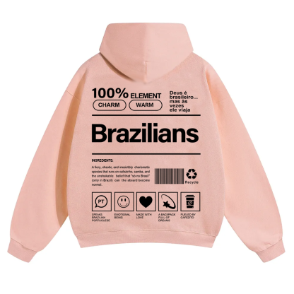 Brazilians Unisex Fit Color Hoodie wearishow