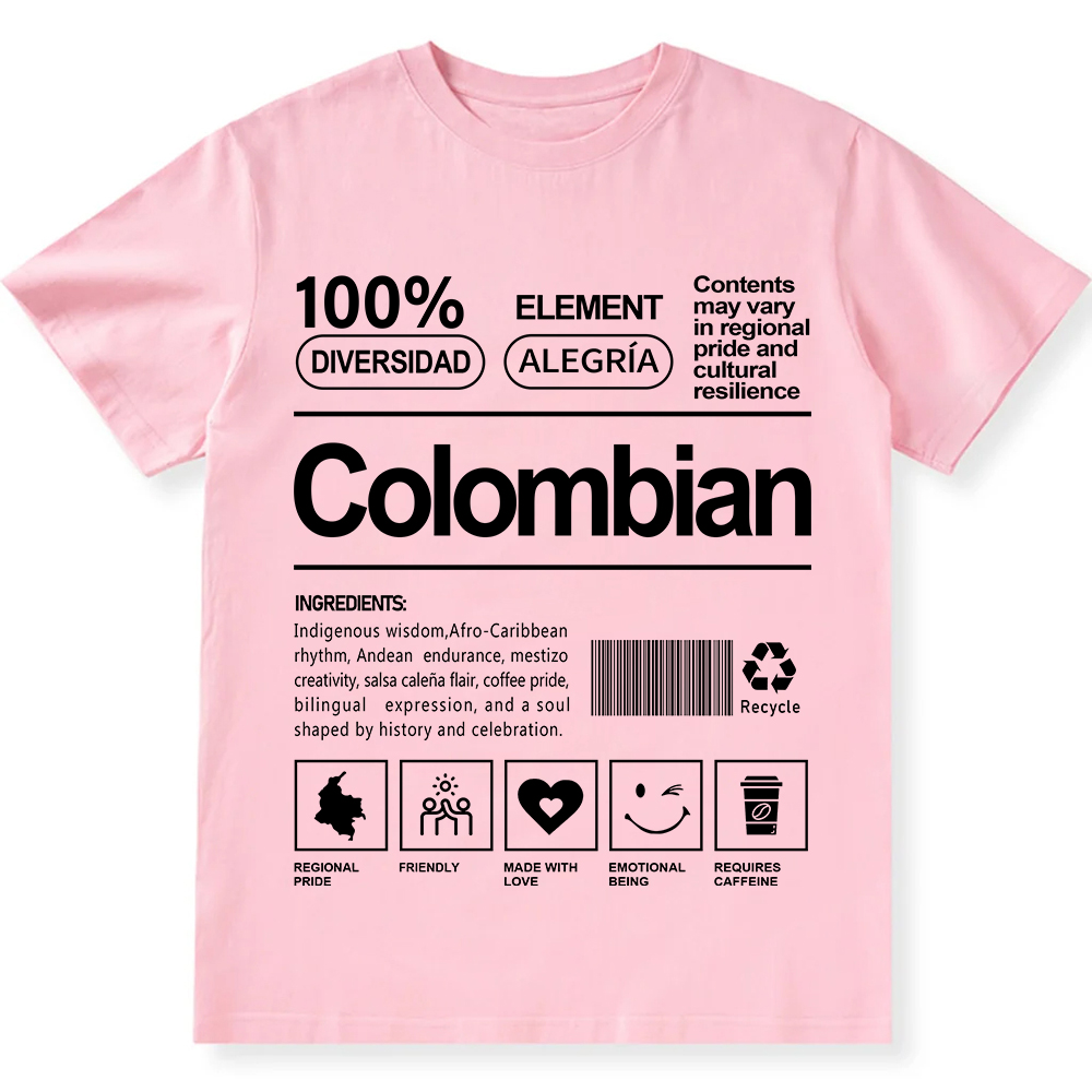 Colombian Unisex Fit  Cotton T-Shirt wearishow