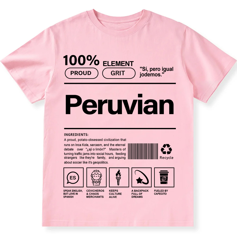 Peruvian Unisex Fit  Cotton T-Shirt wearishow
