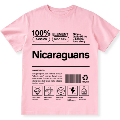 Nicaraguans Unisex Fit  Cotton T-Shirt wearishow
