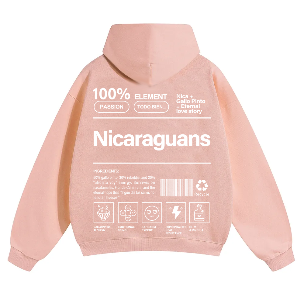 Nicaraguans Unisex Fit Color Hoodie wearishow