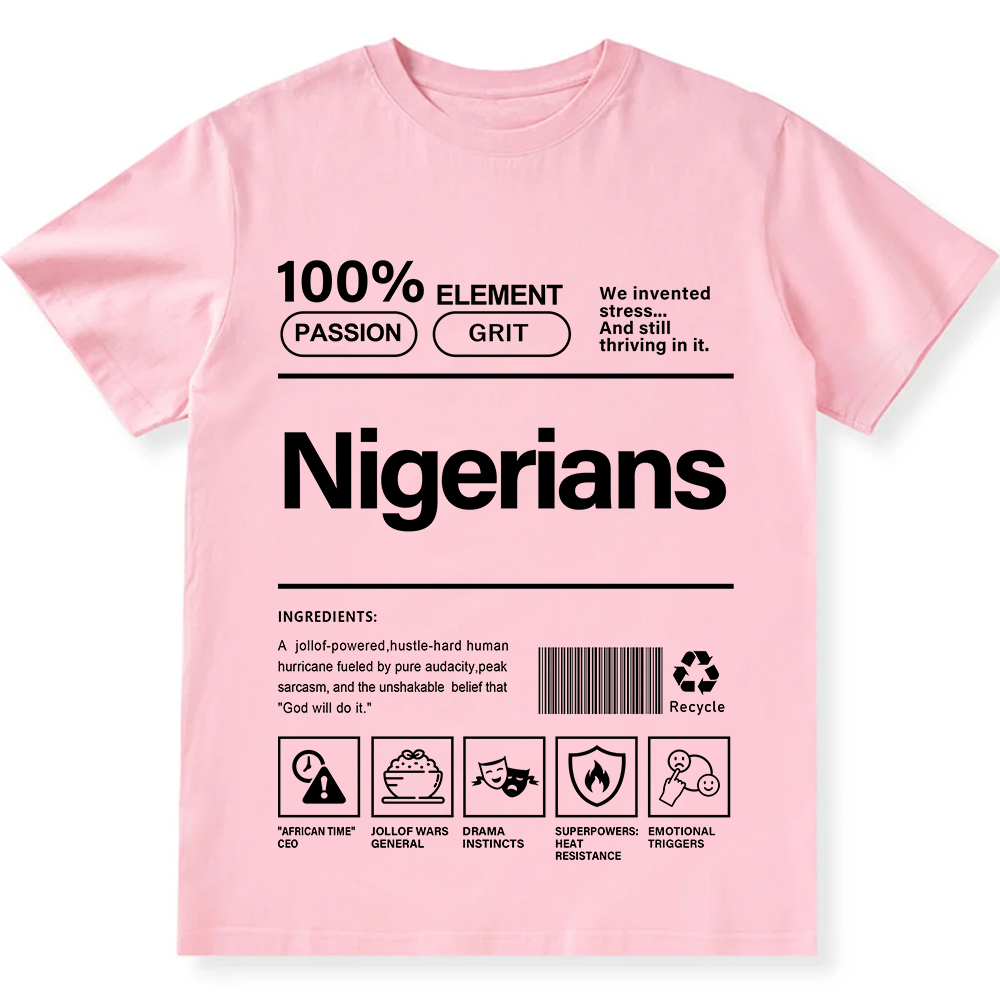 Nigerians Unisex Fit  Cotton T-Shirt wearishow