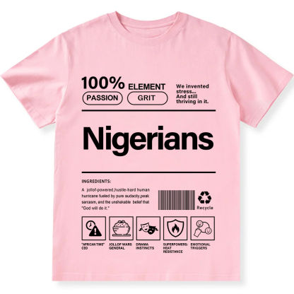 Nigerians Unisex Fit  Cotton T-Shirt wearishow