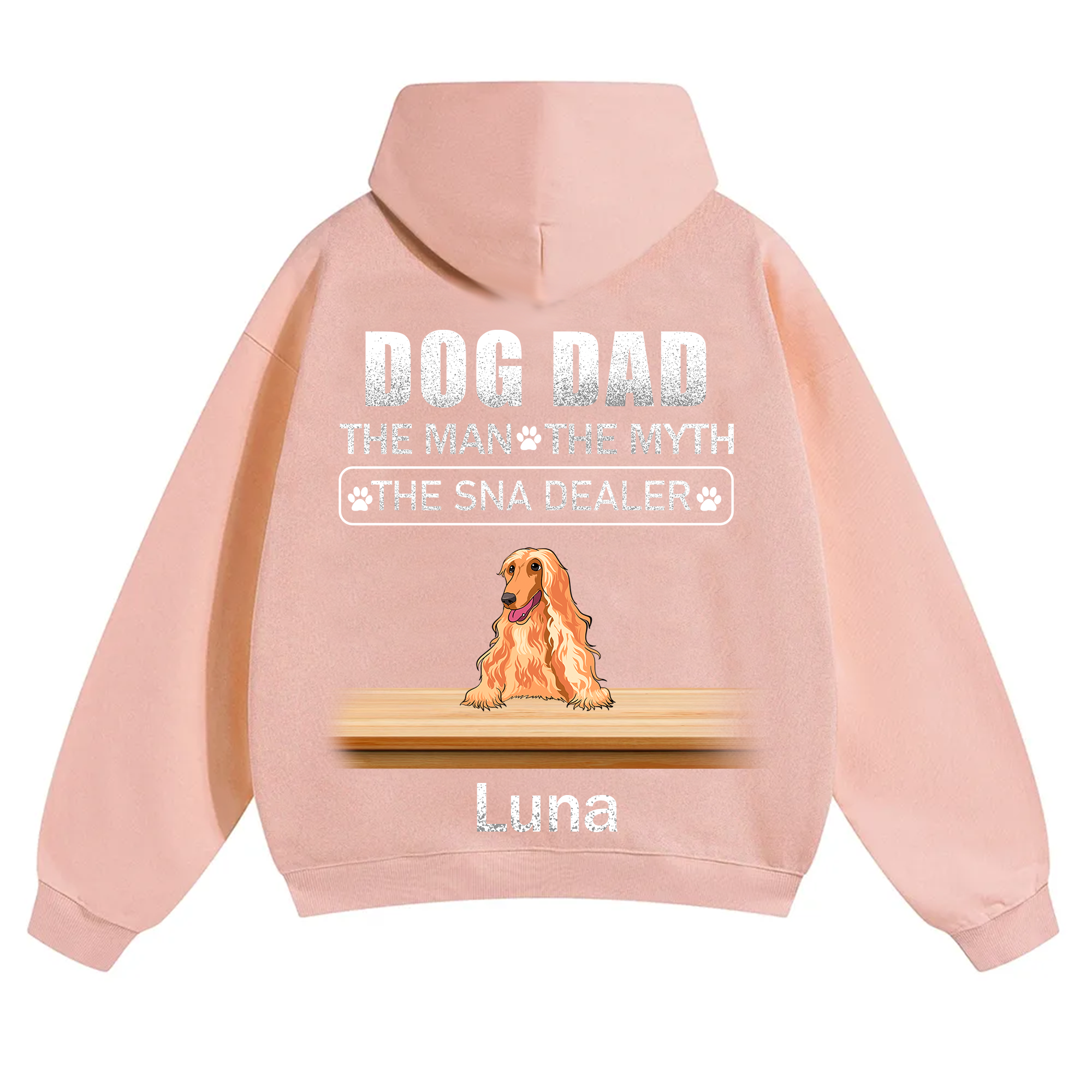 Dog Dad The Man The Myth The Snack Dealer - Personalized Custom Unisex Hoodie