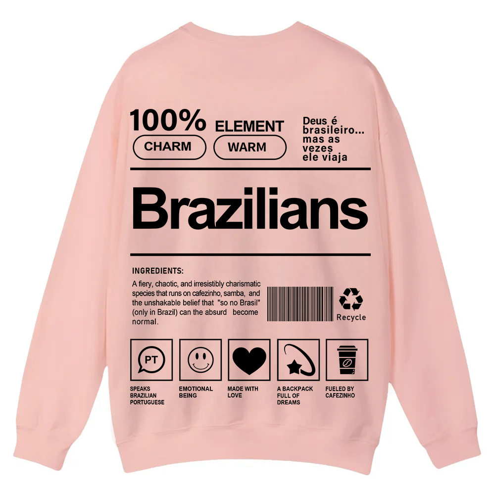 Brazilians Unisex Fit  Casual Crewneck Sweatshirt wearishow
