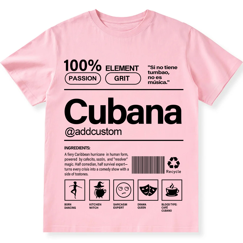 Cubana Addcustom Unisex Fit  Cotton T-Shirt wearishow