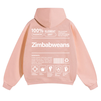 Zimbabweans Unisex Fit Color Hoodie wearishow