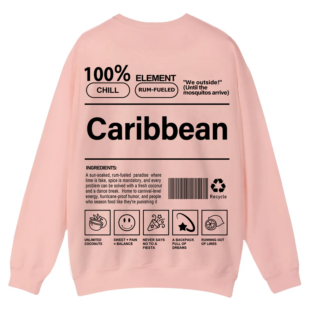 Caribbean Unisex Fit  Casual Crewneck Sweatshirt wearishow